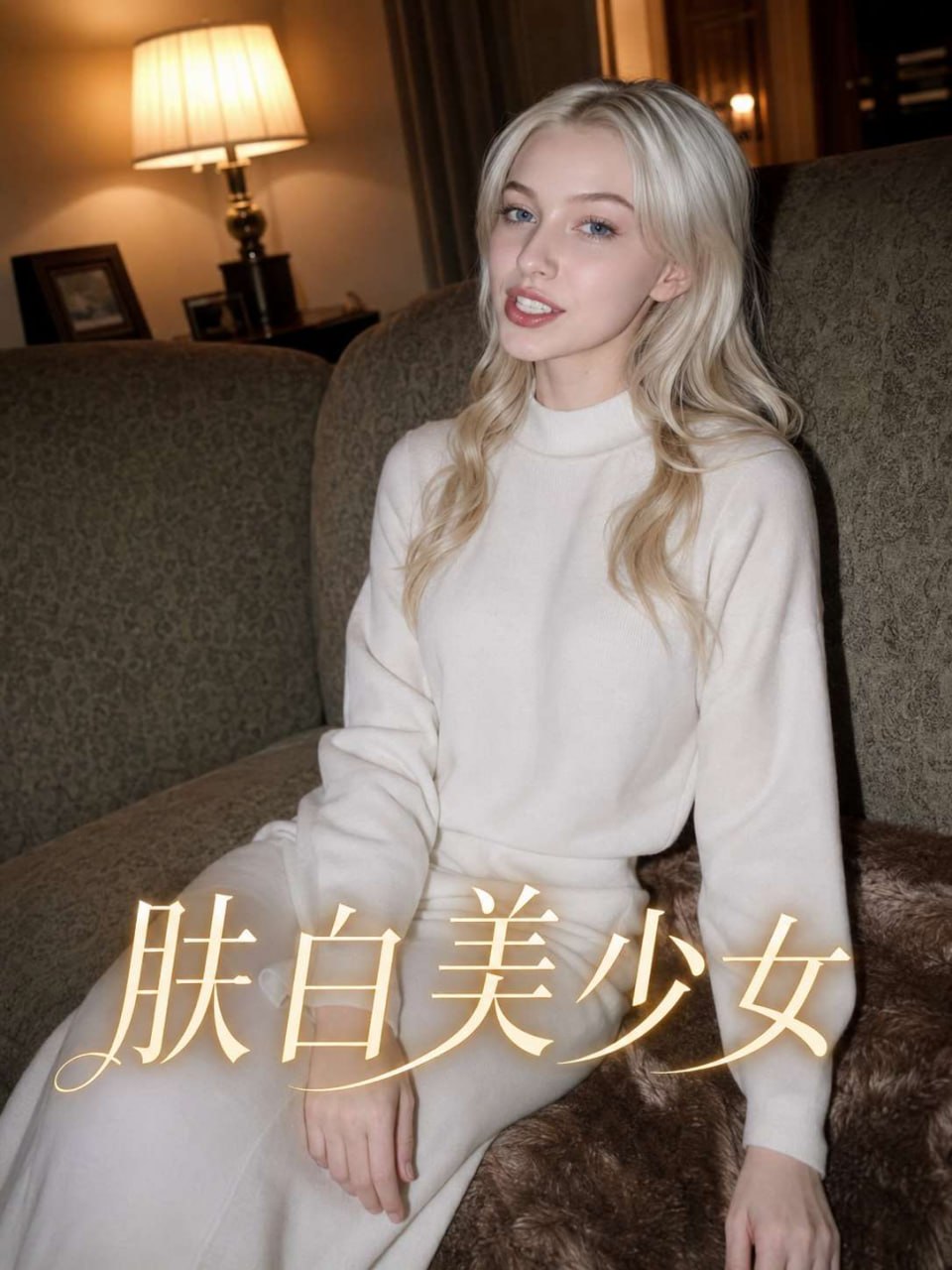 肤白美少女海报