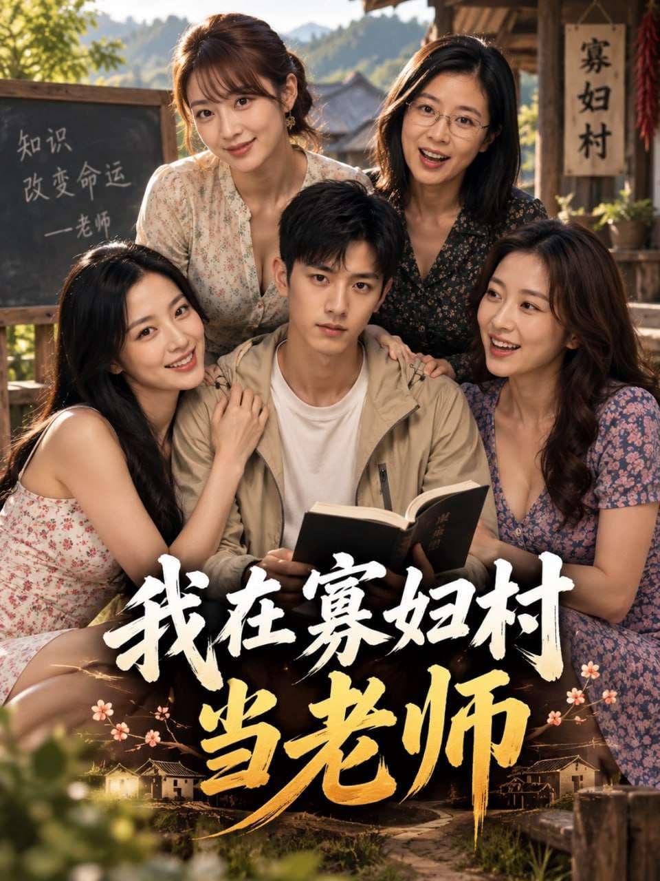 我在寡妇村当老师海报